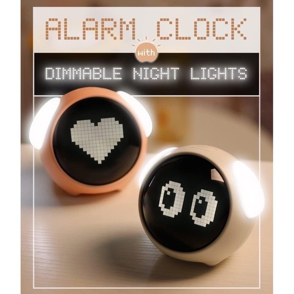 MikoDream Alarm clock, Night Light, Voice-activated,Temperature Detection - Picture 7 of 7